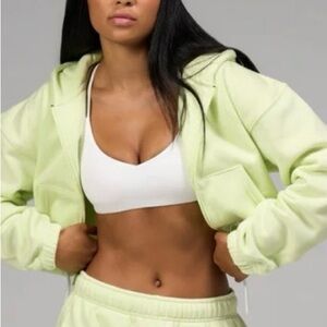 NWT: Women's cropped zip up Hoodie S